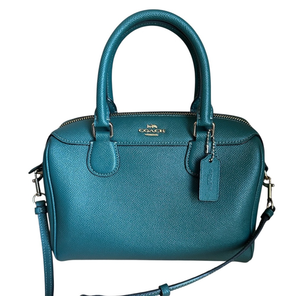 Coach Teal Satchel Bag